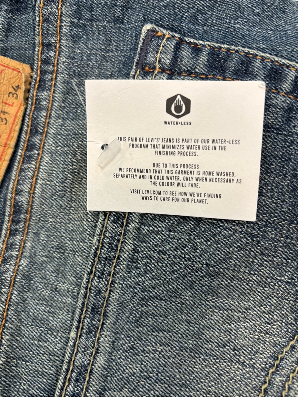 Levi's Men's W 31 L34 Skinny 510 Jeans in Medium Wash Blue - Picture 9 of 12